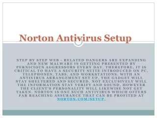 NORTON ANTIVIRUS DOWNLOAD NORTON FOR PC
