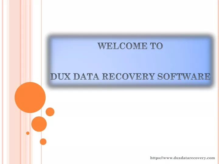 https www duxdatarecovery com