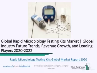 Global Rapid Microbiology Testing Kits Market Report 2020