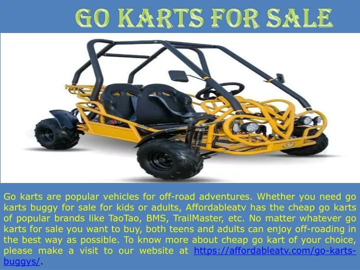 go karts for sale