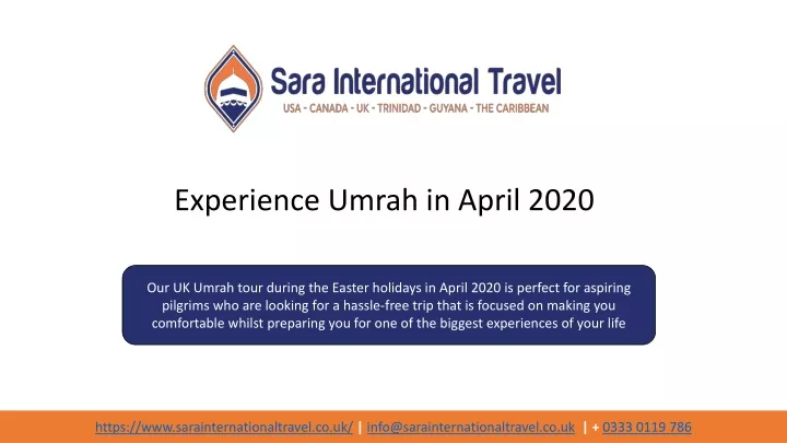 experience umrah in april 2020