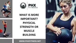 PHX Training Program for Strength Building Workout and Exercises