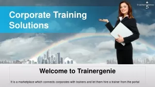 Hire a Corporate Trainer in India | Trainergenie