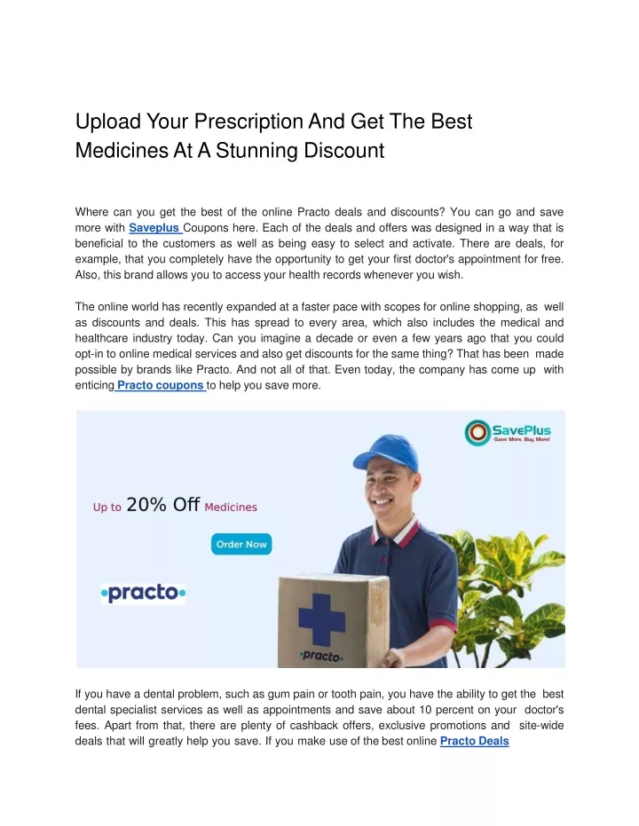 upload your prescription and get the best