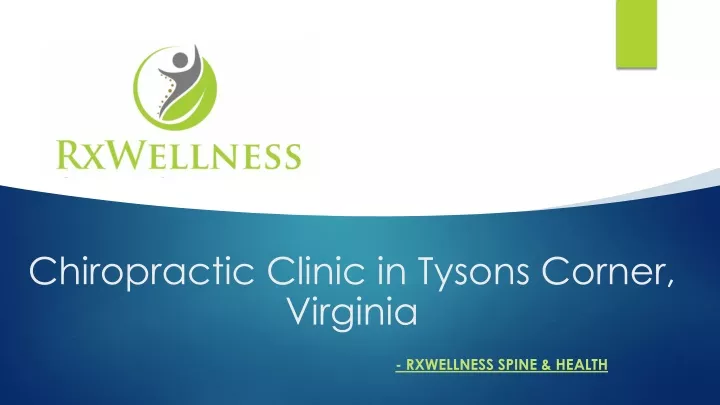 chiropractic clinic in tysons corner virginia