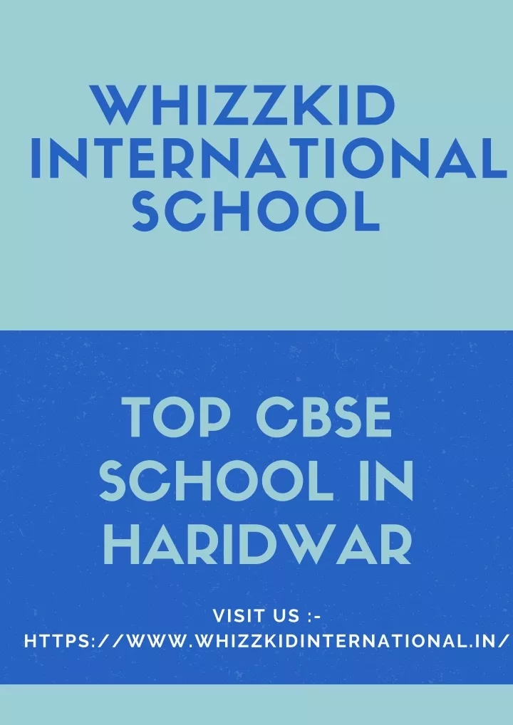 whizzkid international school