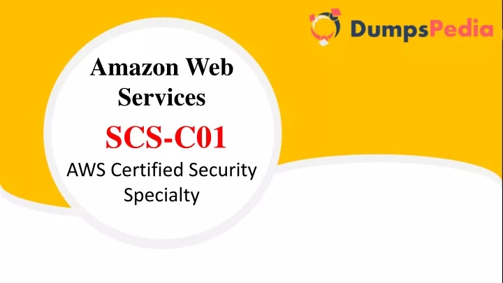 amazon web services scs c01 aws certified
