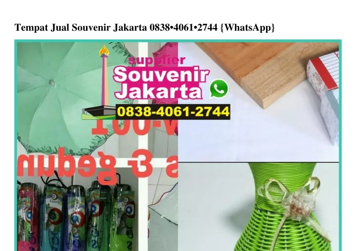 tempat jual souvenir jakarta 0838 4061 2744