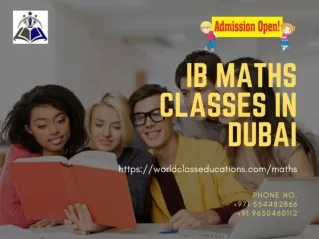 IB Maths Classes in Dubai