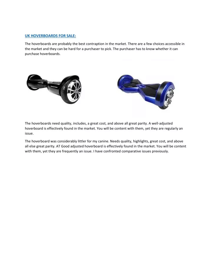 uk hoverboards for sale