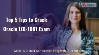 [USEFUL] Top 5 Tips to Crack Oracle Order Management Cloud 1Z0-1001 Exam