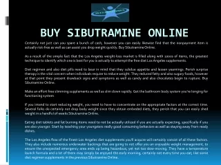 Buy Sibutramine Online