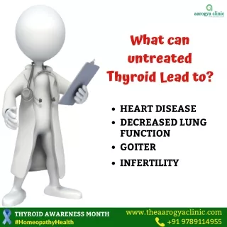 What can untreated Thyroid Lead to | Best Homeopathy Clinic For Thyroid Disorders India