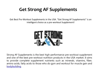 Best Pre Workout Supplement for Bodybuilding