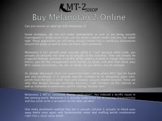 Buy Melanotan 2 Online