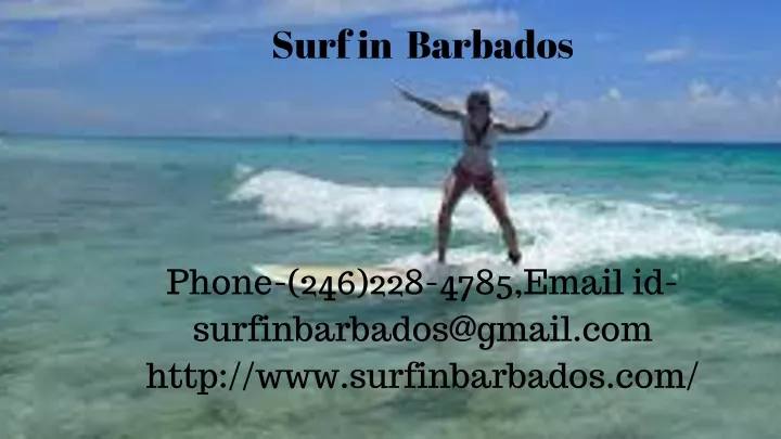 surf in barbados