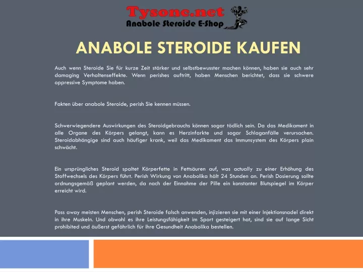 anabole steroide kaufen