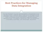 Real-time data integration - slide 1