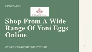 Shop From A Huge Range Of Yoni Eggs Online