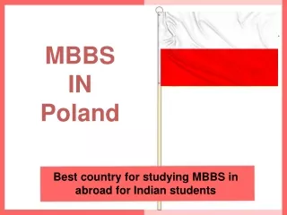 Direct Admission to Study MBBS in Poland For Indian Students