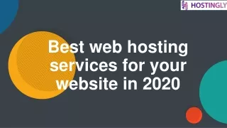 Finding the Best web hosting services for your website ( 2020) | Hostingly