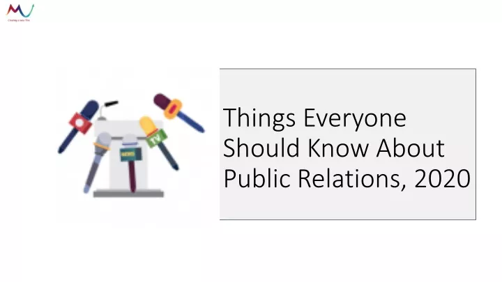 things everyone should know about public relations 2020
