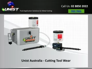 Unist Australia - Cutting Tool Wear