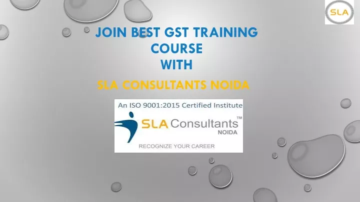join best gst training course with