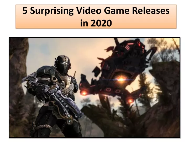 5 surprising video game releases in 2020