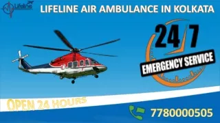 Highly Caring Air Ambulance from Kolkata Provided by Lifeline