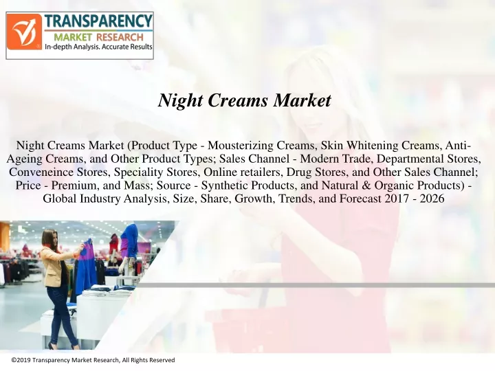 night creams market