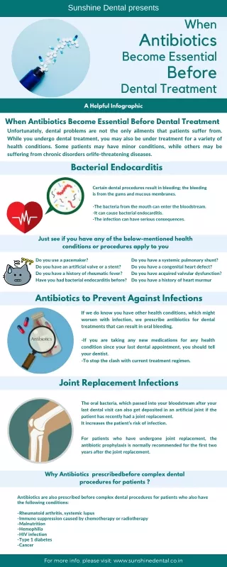 Antibiotics to Prevent Against Infections-Best Dental Treatment in whitefield
