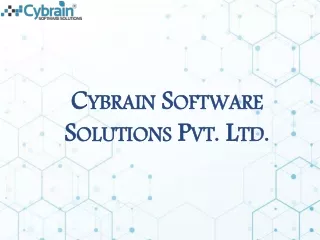 Custom software development company | Cybrain Software Solutions