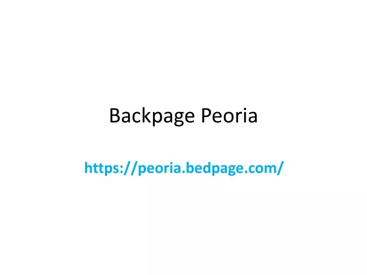 backpage peoria