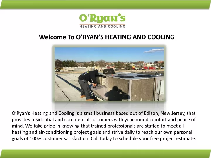welcome to o ryan s heating and cooling