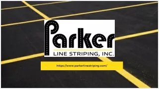 Parking Lot Striping Business - Parker Line Striping