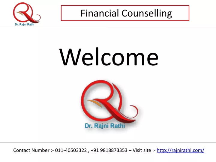 financial counselling