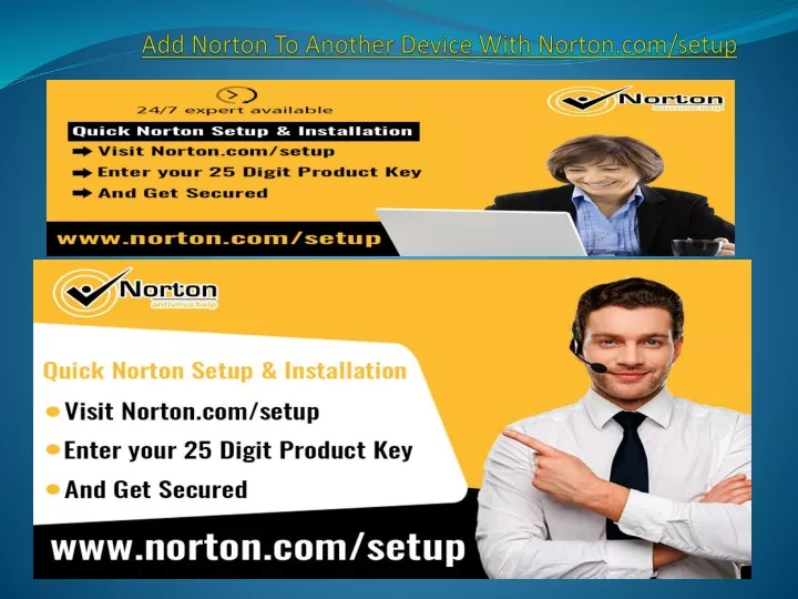 add norton to another device with norton com setup