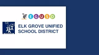 Elk Grove Unified School District Students Programs