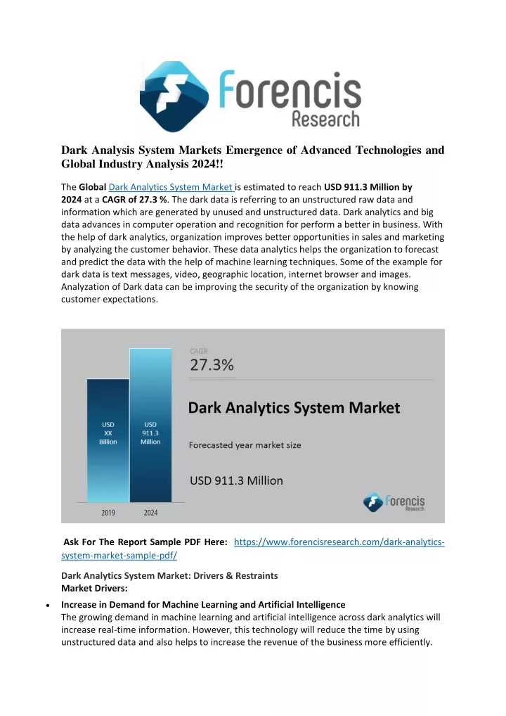 dark analysis system markets emergence