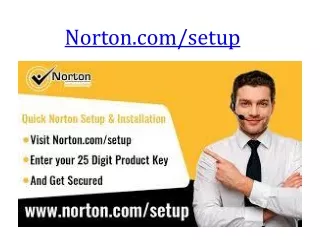 norton.com/setup - Install Norton Antivirus on your System