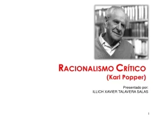 Epistemelogia de Karl Popper