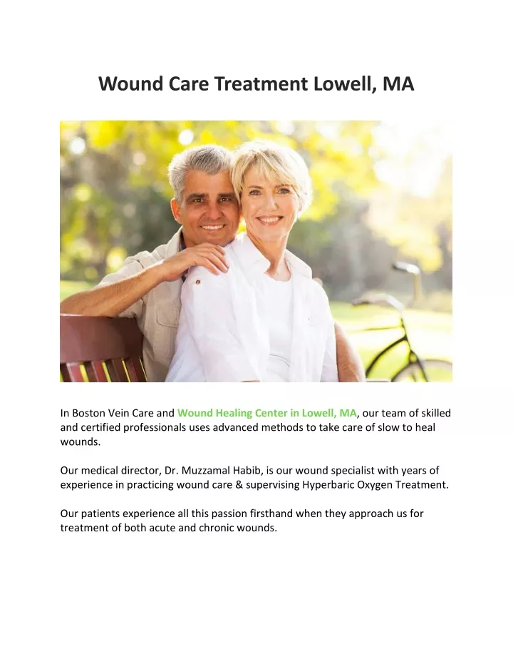 wound care treatment lowell ma