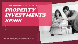 Property Investments Spain