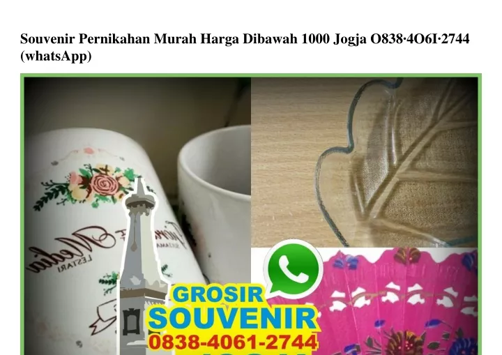 souvenir pernikahan murah harga dibawah 1000