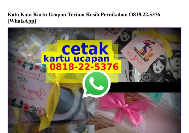 kata kata kartu ucapan terima kasih pernikahan