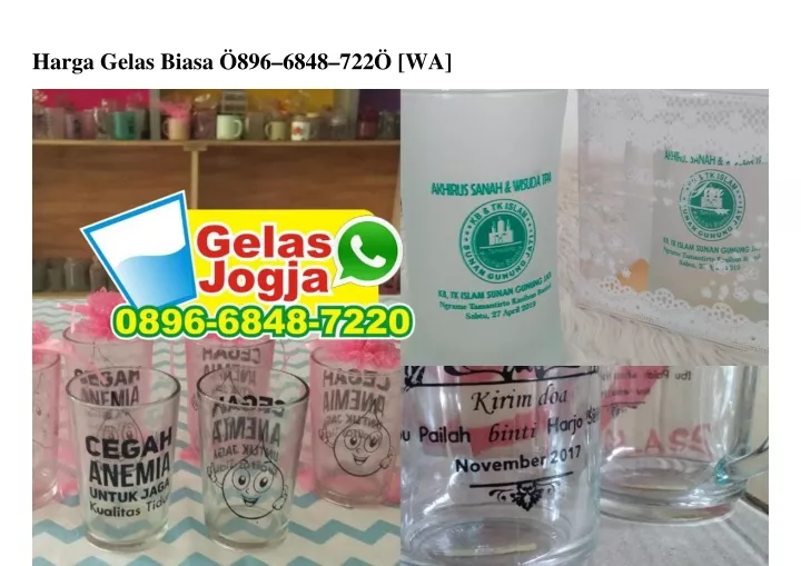 harga gelas biasa 896 6848 722 wa