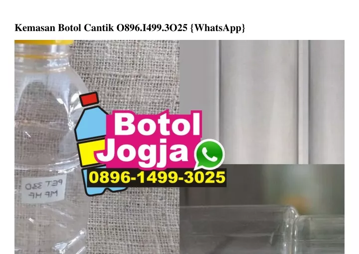 kemasan botol cantik o896 i499 3o25 whatsapp