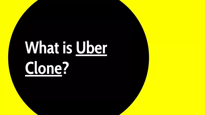 what is uber clone