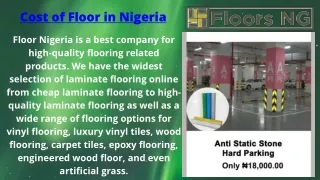 Best Marble flooring and Types of flooring for homes in Nigeria